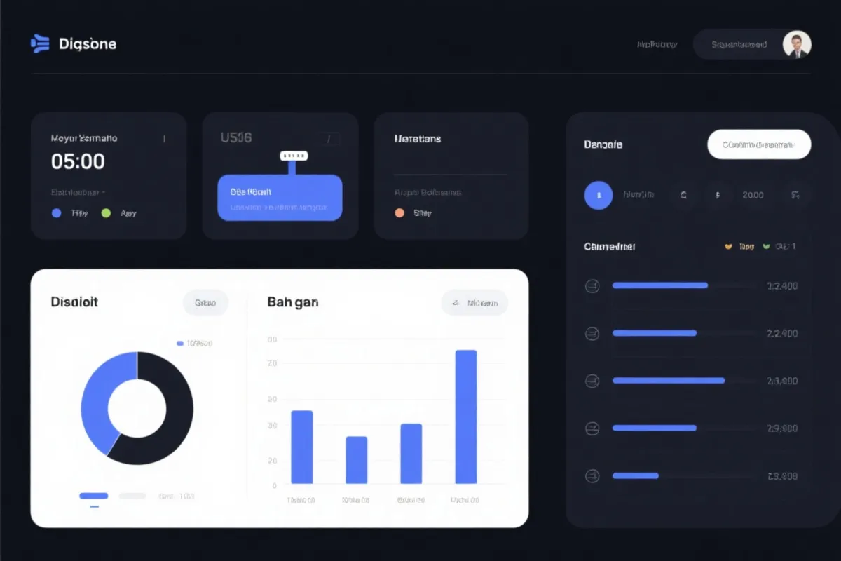 数据面板与走势示意图